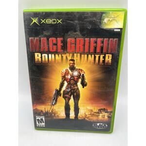 Mace Griffin Bounty Hunter (Microsoft Xbox, 2003) CiB With Manual Tested Game